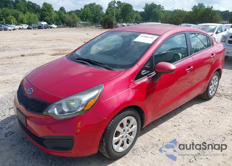 2012 Kia Rio Lx from USA, damaged, VIN KNADM4A39C6076241